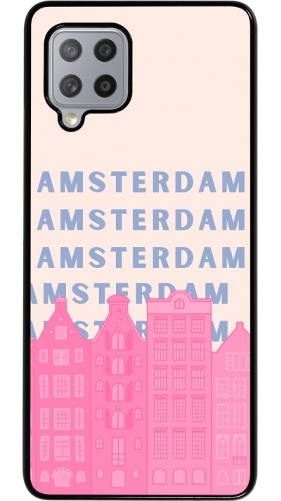 Samsung Galaxy A42 5G Case Hülle - Amsterdam Pink Print