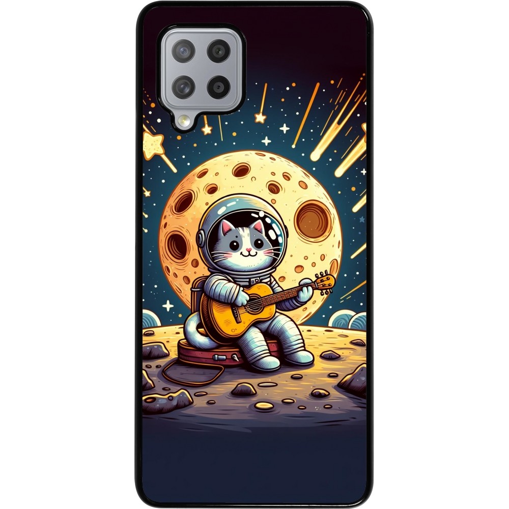 Samsung Galaxy A42 5G Case Hülle - AstroKatze RockMond