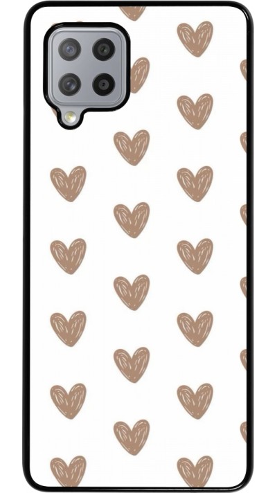 Samsung Galaxy A42 5G Case Hülle - Autumn 2024 brown hearts