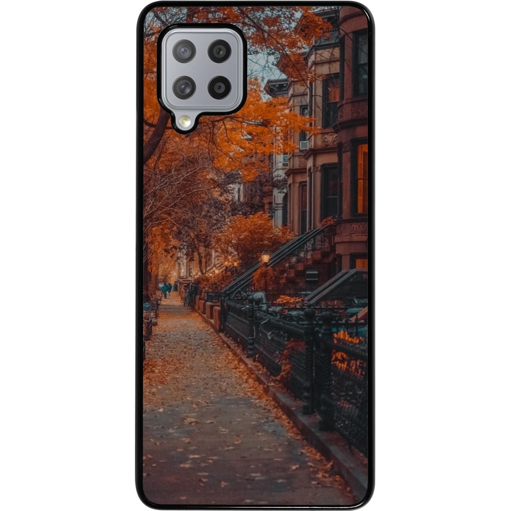 Samsung Galaxy A42 5G Case Hülle - Autumn 2024 city