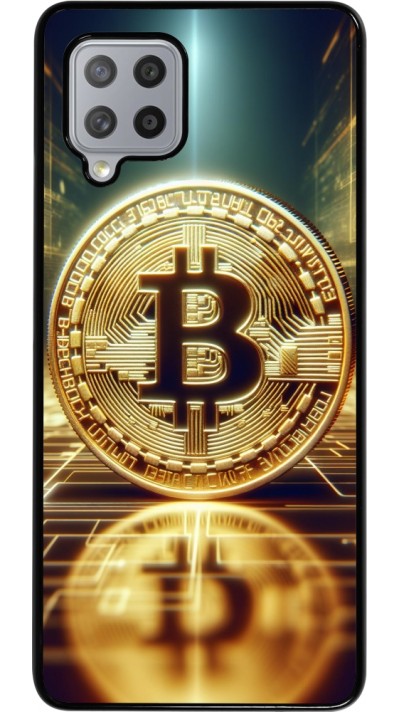 Samsung Galaxy A42 5G Case Hülle - Bitcoin Stehen