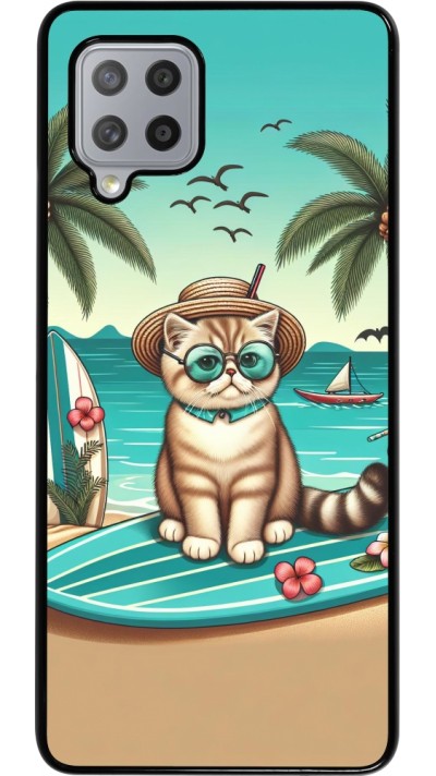 Samsung Galaxy A42 5G Case Hülle - Chat Surf Stil