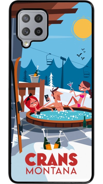 Samsung Galaxy A42 5G Case Hülle - Crans-Montana Mountain Jacuzzi