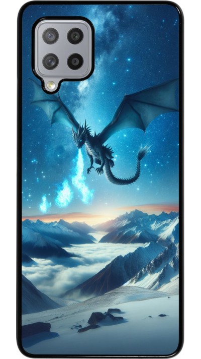 Samsung Galaxy A42 5G Case Hülle - Drache nächtliche Berg