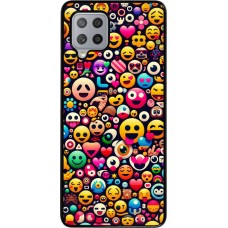 Samsung Galaxy A42 5G Case Hülle - Emoji Mix Farbe