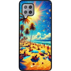 Samsung Galaxy A42 5G Case Hülle - Sommer Paradies Farbe