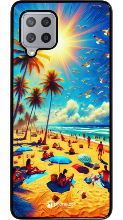 Samsung Galaxy A42 5G Case Hülle - Sommer Paradies Farbe