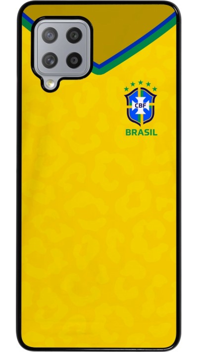 Samsung Galaxy A42 5G Case Hülle - Brasilien 2022 personalisierbares Fußballtrikot