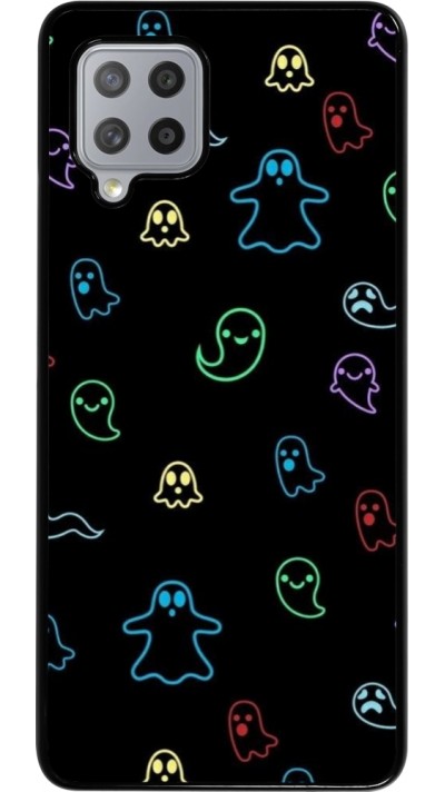 Samsung Galaxy A42 5G Case Hülle - Halloween 2024 colorful ghosts