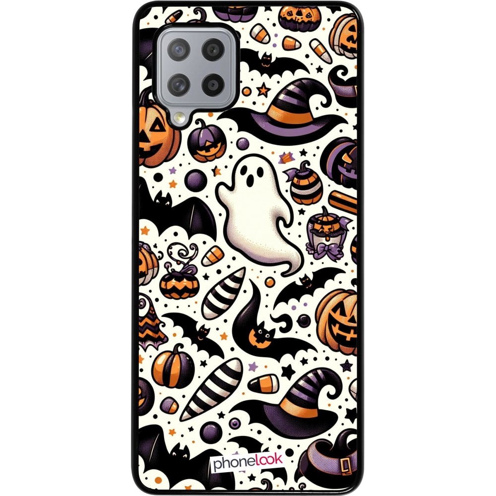 Samsung Galaxy A42 5G Case Hülle - Halloween 2024 Niedliches Muster