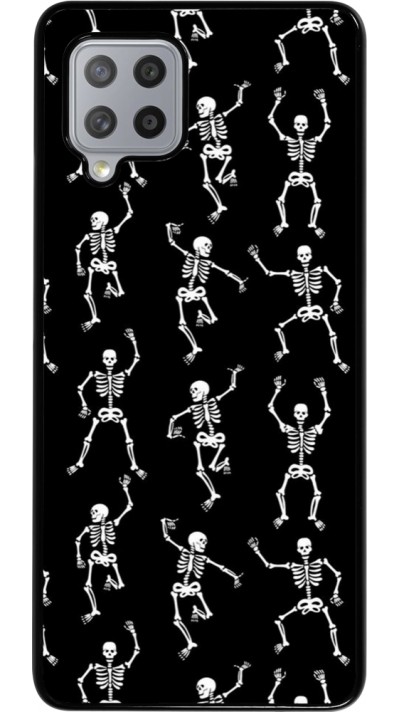 Samsung Galaxy A42 5G Case Hülle - Halloween 2024 dancing skeleton