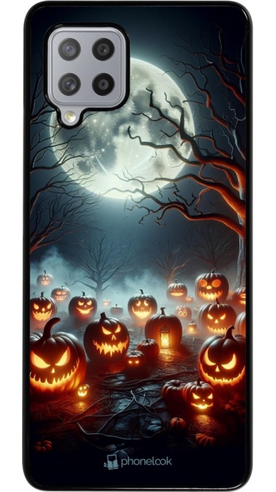 Samsung Galaxy A42 5G Case Hülle - Halloween 2024 Viele Kuerbisse