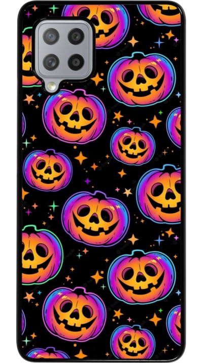 Samsung Galaxy A42 5G Case Hülle - Halloween 2024 rainbow pumpkins