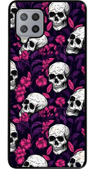 Samsung Galaxy A42 5G Case Hülle - Halloween 2024 romantic skulls