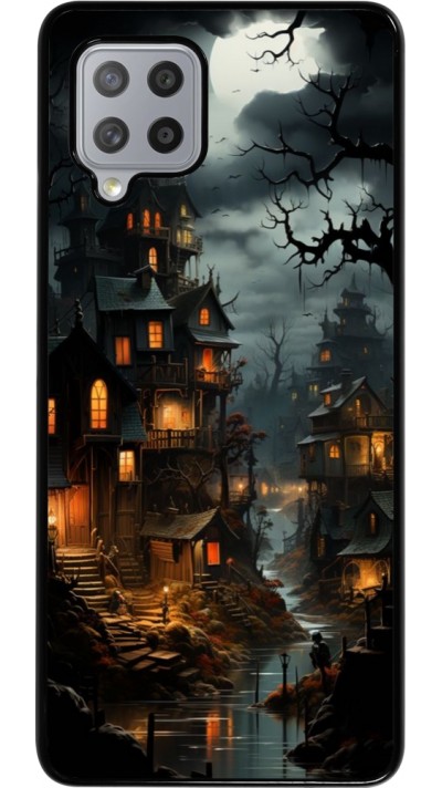 Samsung Galaxy A42 5G Case Hülle - Halloween 2024 scary town