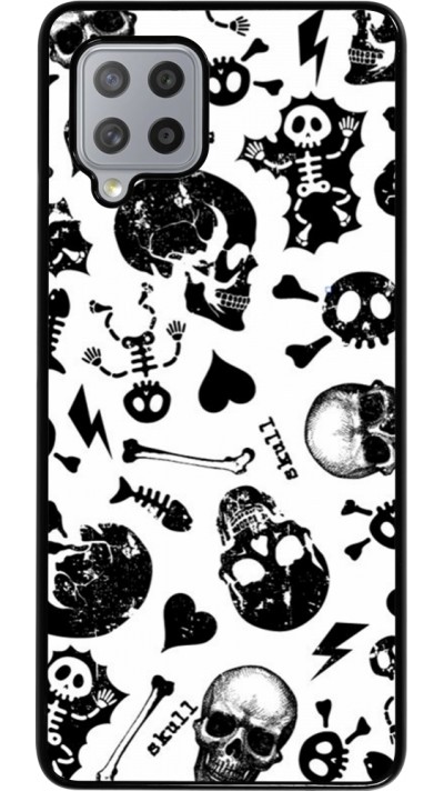 Samsung Galaxy A42 5G Case Hülle - Halloween 2024 skeleton mix