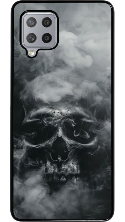 Samsung Galaxy A42 5G Case Hülle - Halloween 2024 smoky skull