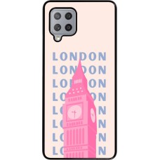 Samsung Galaxy A42 5G Case Hülle - London Pink Print