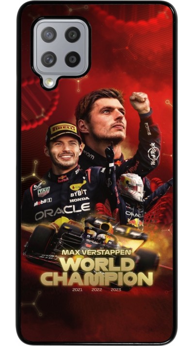 Samsung Galaxy A42 5G Case Hülle - Max Verstappen Champion 2023