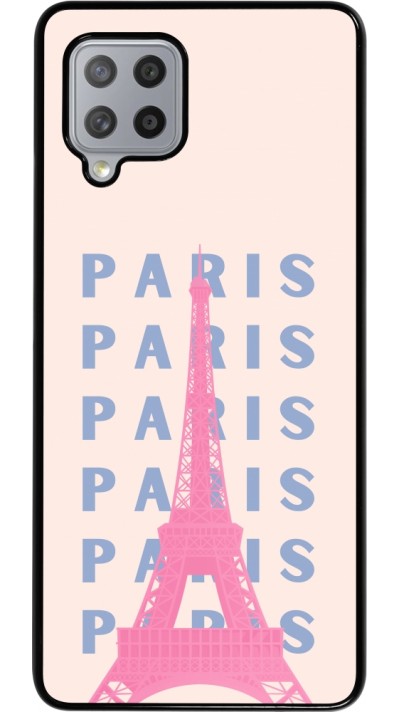 Samsung Galaxy A42 5G Case Hülle - Paris Pink Print