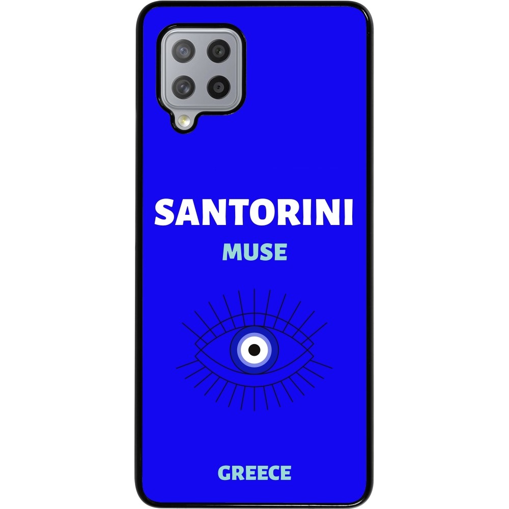 Samsung Galaxy A42 5G Case Hülle - Pop Summer Destination Santorini