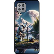 Samsung Galaxy A42 5G Case Hülle - Samurai Katana Mond