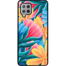 Samsung Galaxy A42 5G Case Hülle - Spring 23 colorful flowers