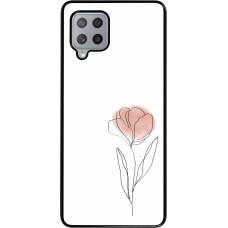 Samsung Galaxy A42 5G Case Hülle - Spring 23 minimalist flower