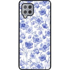 Samsung Galaxy A42 5G Case Hülle - Spring 23 watercolor blue flowers