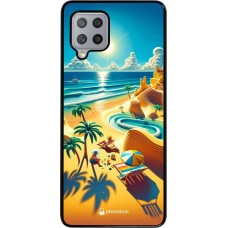 Samsung Galaxy A42 5G Case Hülle - Sonnenuntergang Brise