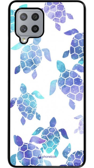 Hülle Samsung Galaxy A42 5G - Turtles pattern watercolor