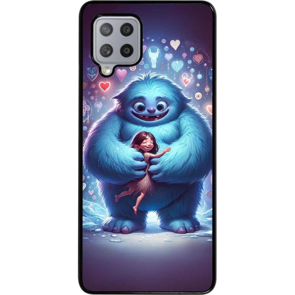 Samsung Galaxy A42 5G Case Hülle - Valentin 2024 Flauschige Liebe