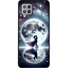 Samsung Galaxy A42 5G Case Hülle - Valentin 2024 Liebe unter dem Mond