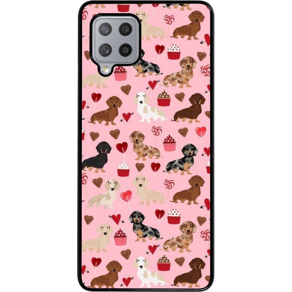 Samsung Galaxy A42 5G Case Hülle - Valentine 2024 puppy love