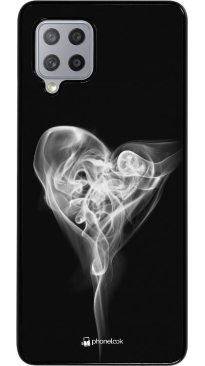 Hülle Samsung Galaxy A42 5G - Valentine 2022 Black Smoke