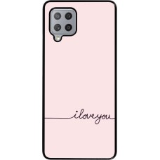 Samsung Galaxy A42 5G Case Hülle - Valentine 2023 i love you writing