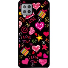 Samsung Galaxy A42 5G Case Hülle - Valentine 2023 love symbols