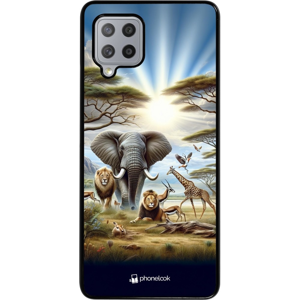 Samsung Galaxy A42 5G Case Hülle - Afrikanisches Wildleben