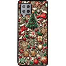 Samsung Galaxy A42 5G Case Hülle - Weihnachten 2023 Mikromuster