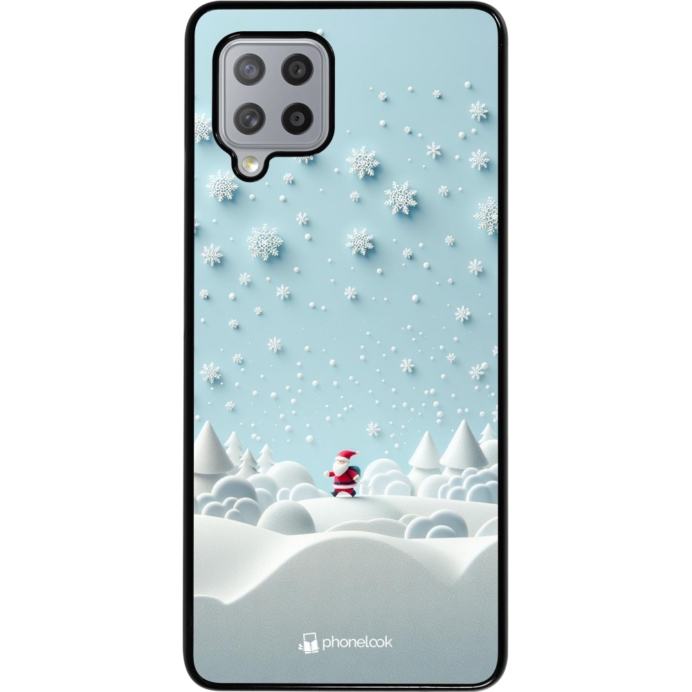 Samsung Galaxy A42 5G Case Hülle - Weihnachten 2023 Kleiner Vater Schneeflocke