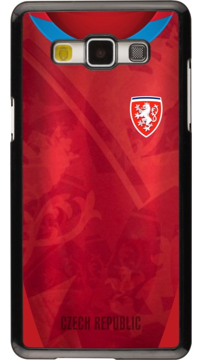 Coque Samsung Galaxy A5 (2015) - Maillot de football République Tchèque personnalisable