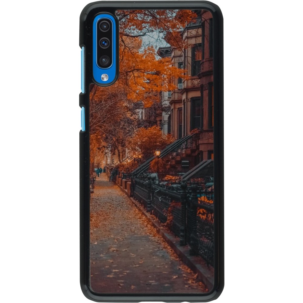 Samsung Galaxy A50 Case Hülle - Autumn 2024 city