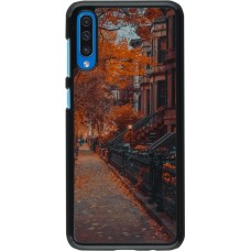 Samsung Galaxy A50 Case Hülle - Autumn 2024 city