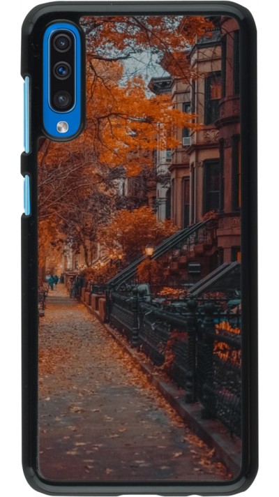 Samsung Galaxy A50 Case Hülle - Autumn 2024 city