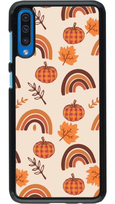 Samsung Galaxy A50 Case Hülle - Autumn 2024 rainbow