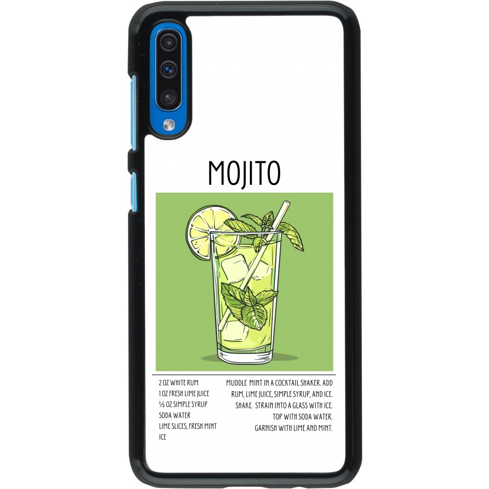 Samsung Galaxy A50 Case Hülle - Cocktail Rezept Mojito