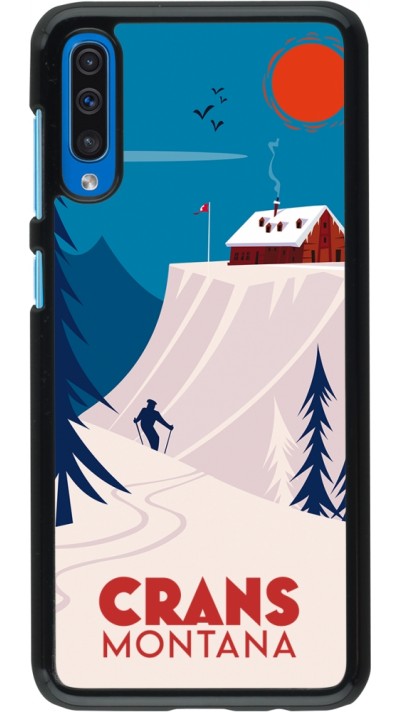 Samsung Galaxy A50 Case Hülle - Crans-Montana Cabane