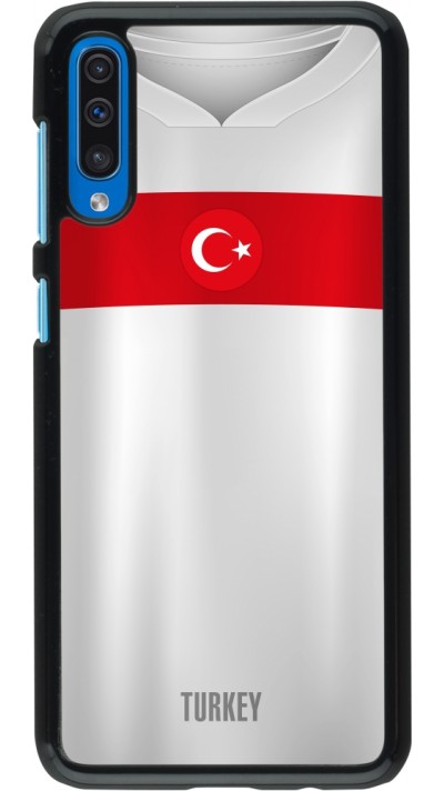Coque Samsung Galaxy A50 - Maillot de football Turquie personnalisable