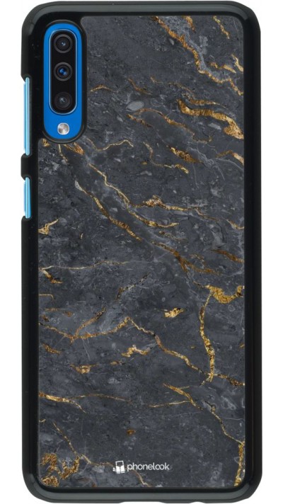 Hülle Samsung Galaxy A50 - Grey Gold Marble