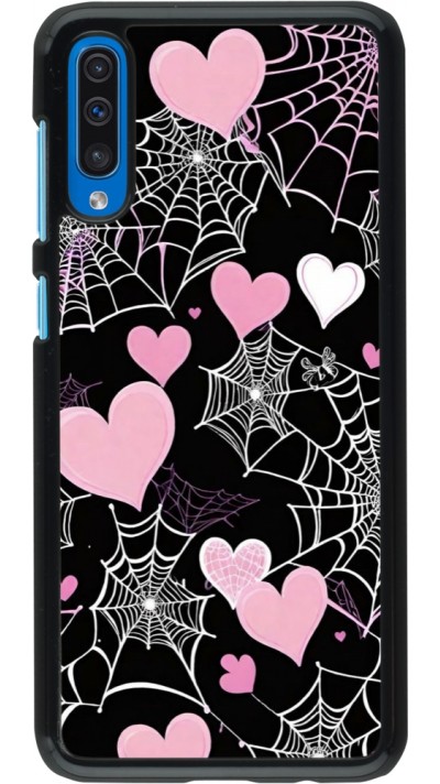 Samsung Galaxy A50 Case Hülle - Halloween 2024 girly